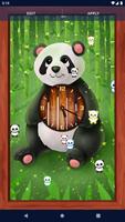 Panda Kawaii Live Wallpaper capture d'écran 2