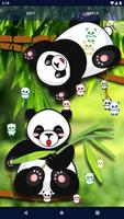 Panda Kawaii Live Wallpaper capture d'écran 3