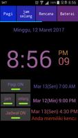 Berbicara jam alarm screenshot 1