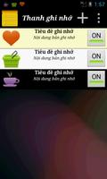 thông báo bản ghi nhớ thanh bài đăng