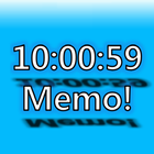 Always Visible Time and Memo-icoon