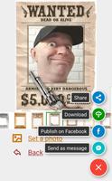 Wanted Poster Photo Editor تصوير الشاشة 1