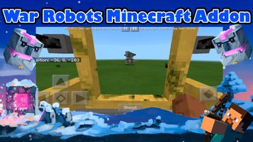 War Robots Minecraft Mod Addon ảnh chụp màn hình 1