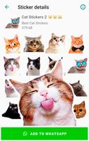Adesivos de gato para WhatsApp imagem de tela 1