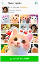 Adesivos de gato para WhatsApp imagem de tela 2