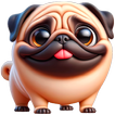 Hunde aufkleber für WhatsApp