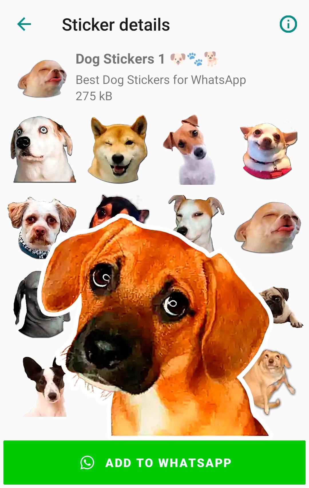 Hunde aufkleber für WhatsApp APK für Android herunterladen