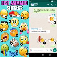 برنامه‌نما WASticker: Funny Stickers عکس از صفحه