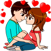 Adesivos de amor para WhatsApp