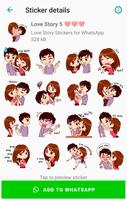 Adesivos de amor para WhatsApp imagem de tela 3