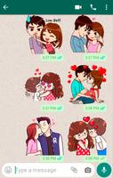 Adesivos de amor para WhatsApp Cartaz