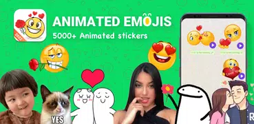 Animated Emojis Sticker for WA