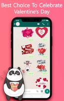 Autocollant Saint-Valentin - Whatsapp Stickers Affiche