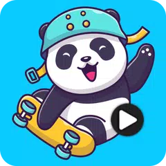 Animated Panda WhastickerApp Icon
