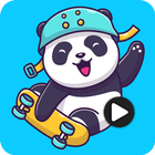 Animated Panda WhastickerApp ícone
