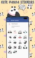 Animated Panda WhastickerApp plakat