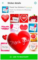 Thank You Sticker for WhatsApp تصوير الشاشة 2