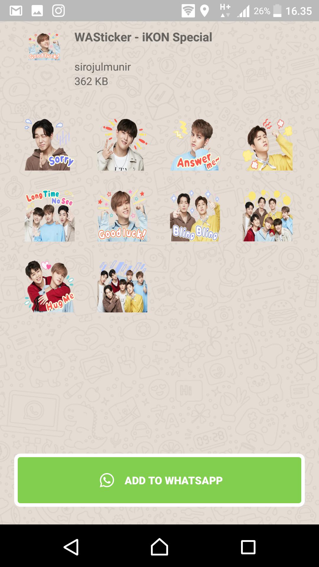 Wastickerapps Kpop Ikon Stickers For Whatsapp Free For Android