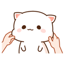 APK WAStickerApp Mochi Mochi Peach Cat