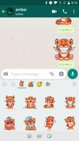 Funny Tiger Stickers for WhatsApp, WAStickerApps capture d'écran 2