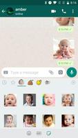 Cute Baby Sticker for WhatsApp Free -WAStickerApps capture d'écran 2