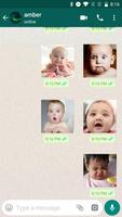 Cute Baby Sticker for WhatsApp Free -WAStickerApps capture d'écran 3