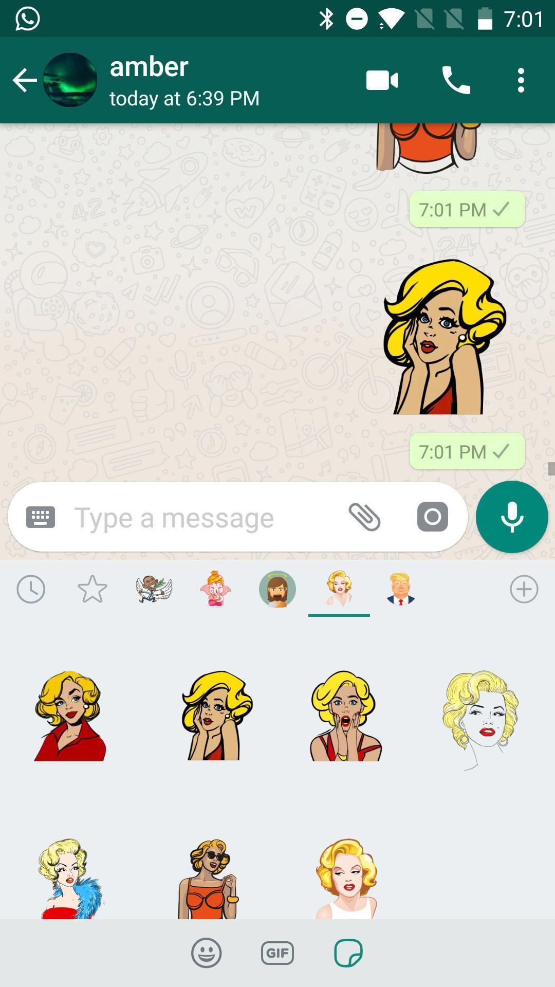 Sexy Monroe Stickers for WhatsApp, WAStickerApps for ...