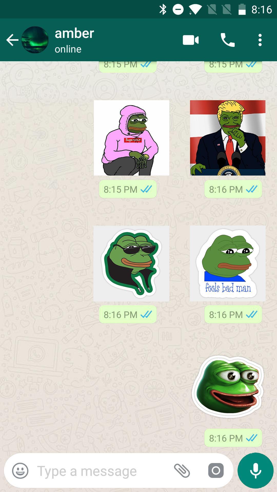 Pepe Meme Stickers For Whatsapp