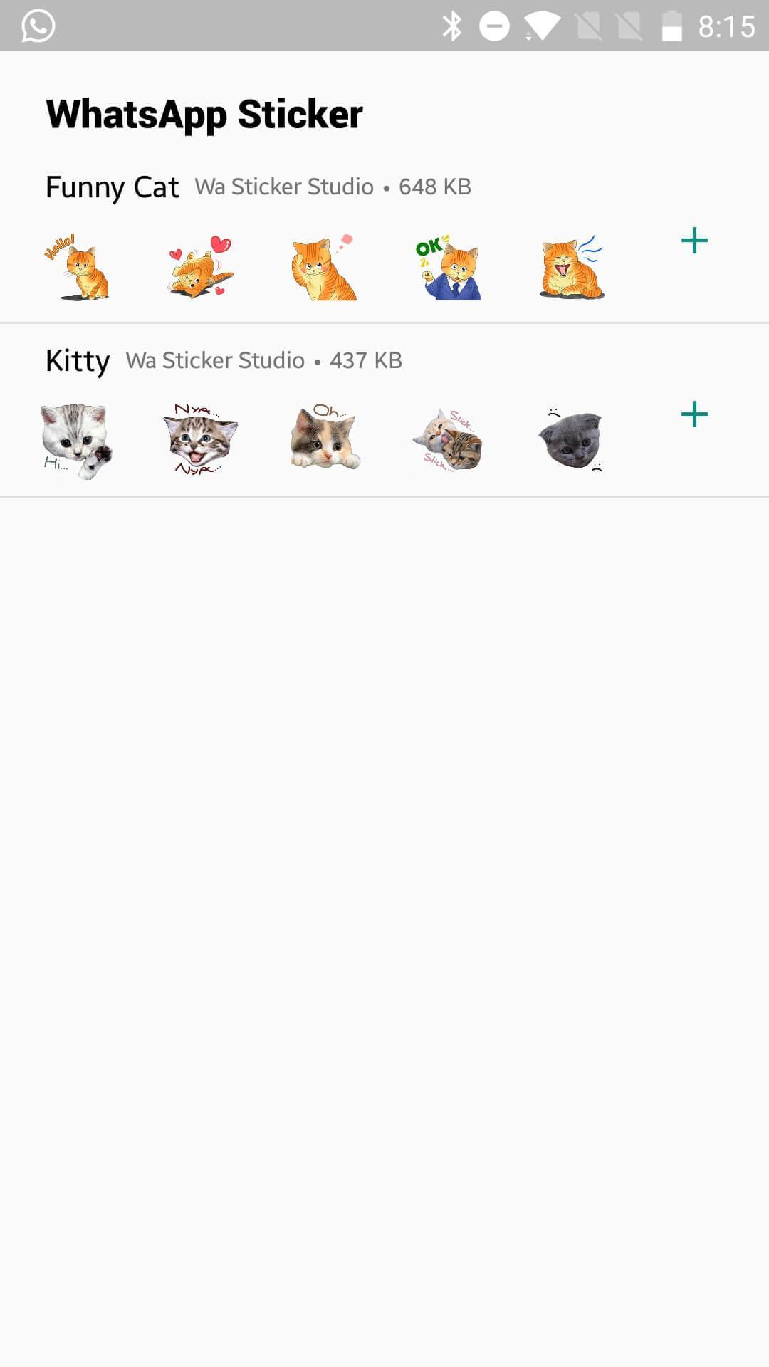 Naughty Kitty Stickers For Whatsapp