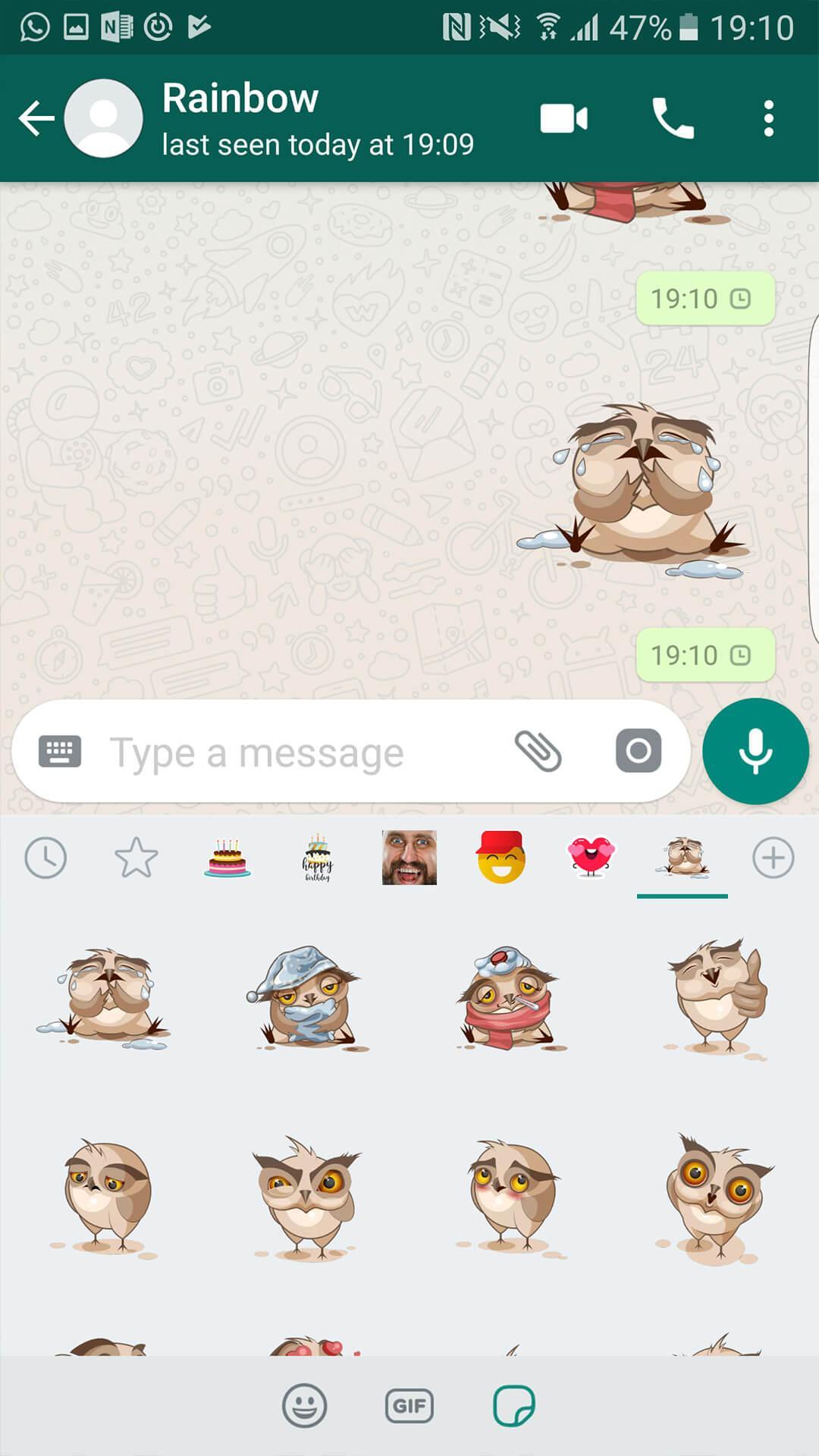 Owl Emoji Stickers For Whatsapp