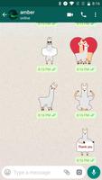 Funny Alpaca Stickers forWhatsApp, WAStickerApps screenshot 3