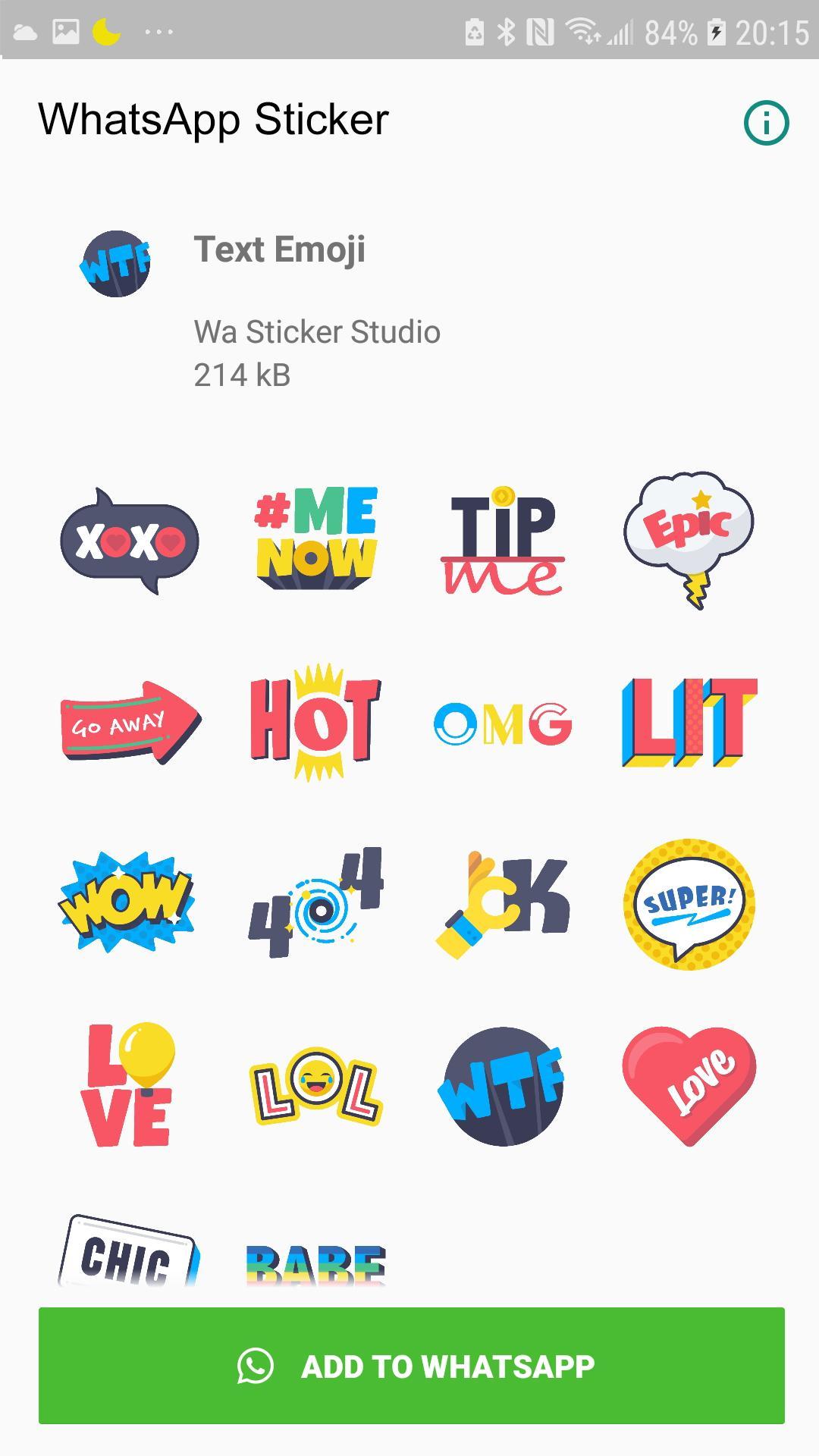Funny Cute Text Emoji Stickers For Whatsapp For Android Apk