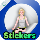 Yoga Emoji Stickers For Whatsapp(WAStickerApps) иконка