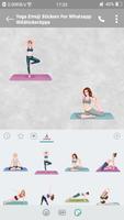 Yoga Emoji Stickers For Whatsapp(WAStickerApps) syot layar 1