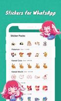 برنامه‌نما WAStickerApps: Anime Stickers For whatsapp عکس از صفحه