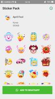 April Fool Stickers For Whatsapp - WAStickerApps পোস্টার