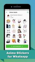 WAStickerApps Anime - Anime Stickers for WhatsApp تصوير الشاشة 2