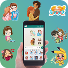 WAStickerApps - Love Couple Stickers for Whatsapp icône