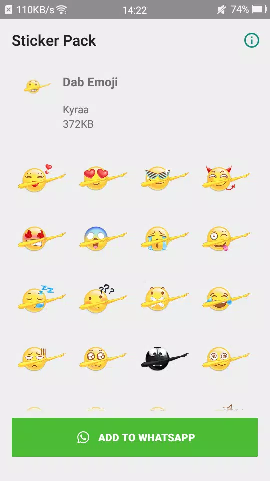 Dab Emoji Stickers For Whatsapp - WAStickerApps APK für Android  herunterladen