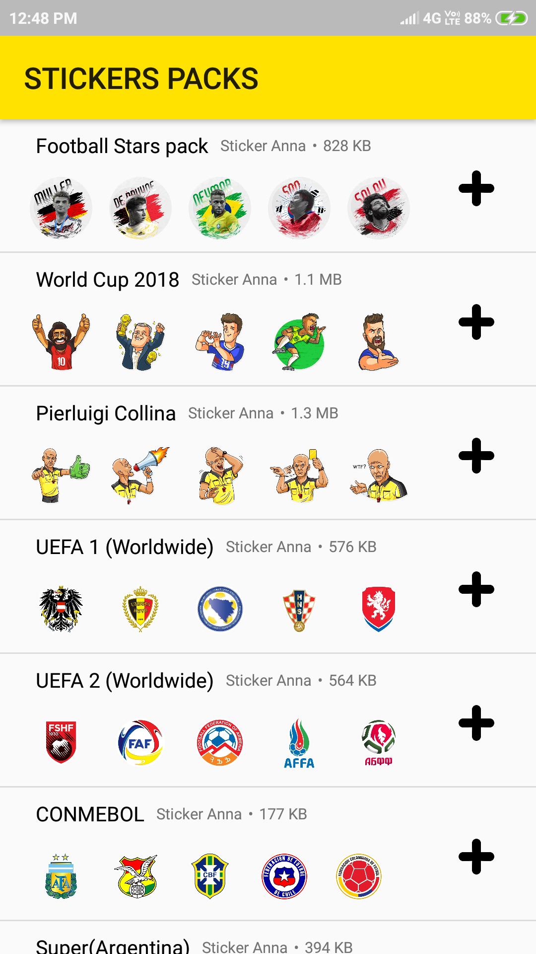 Wastickerapps Football Stickers Wastickers For Android Apk