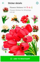 Adesivos flores para WhatsApp imagem de tela 3
