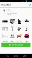 WAStickerApps frikis Poster