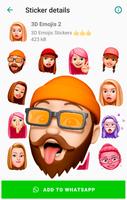 Funny Emojis Stickers imagem de tela 1