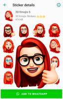 Funny Emojis Stickers imagem de tela 3