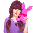 Girly M Stickers For Whatsapp _WastickerApp Filles ikon