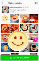 Good Morning Stickers اسکرین شاٹ 1