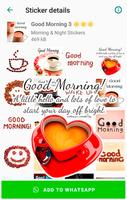 Good Morning Stickers اسکرین شاٹ 2