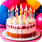 Pegatinas de feliz cumpleaños icono