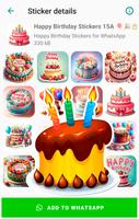Pegatinas de feliz cumpleaños captura de pantalla 2