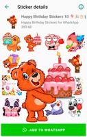 Pegatinas de feliz cumpleaños captura de pantalla 3